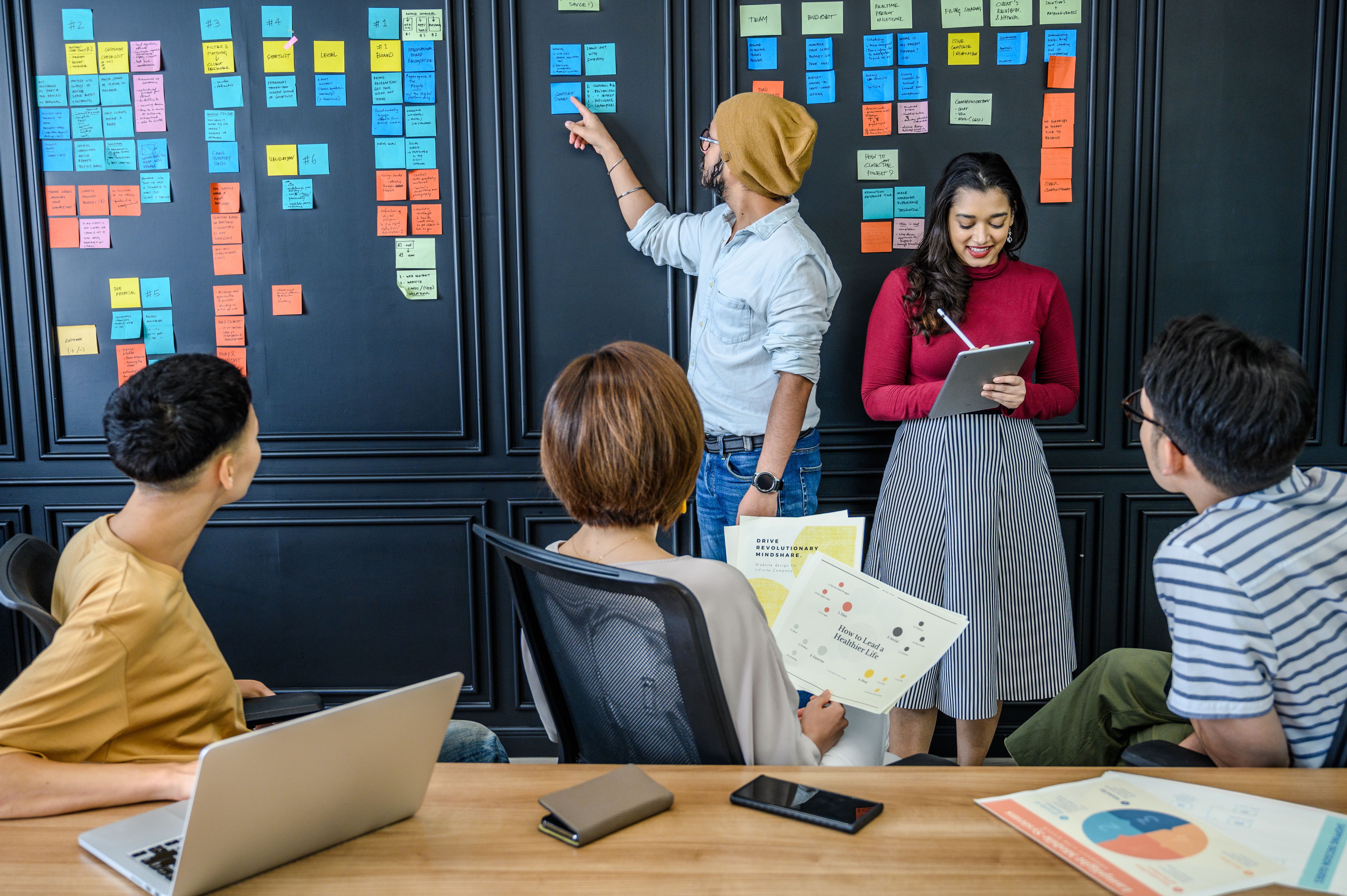 A research group collaborating