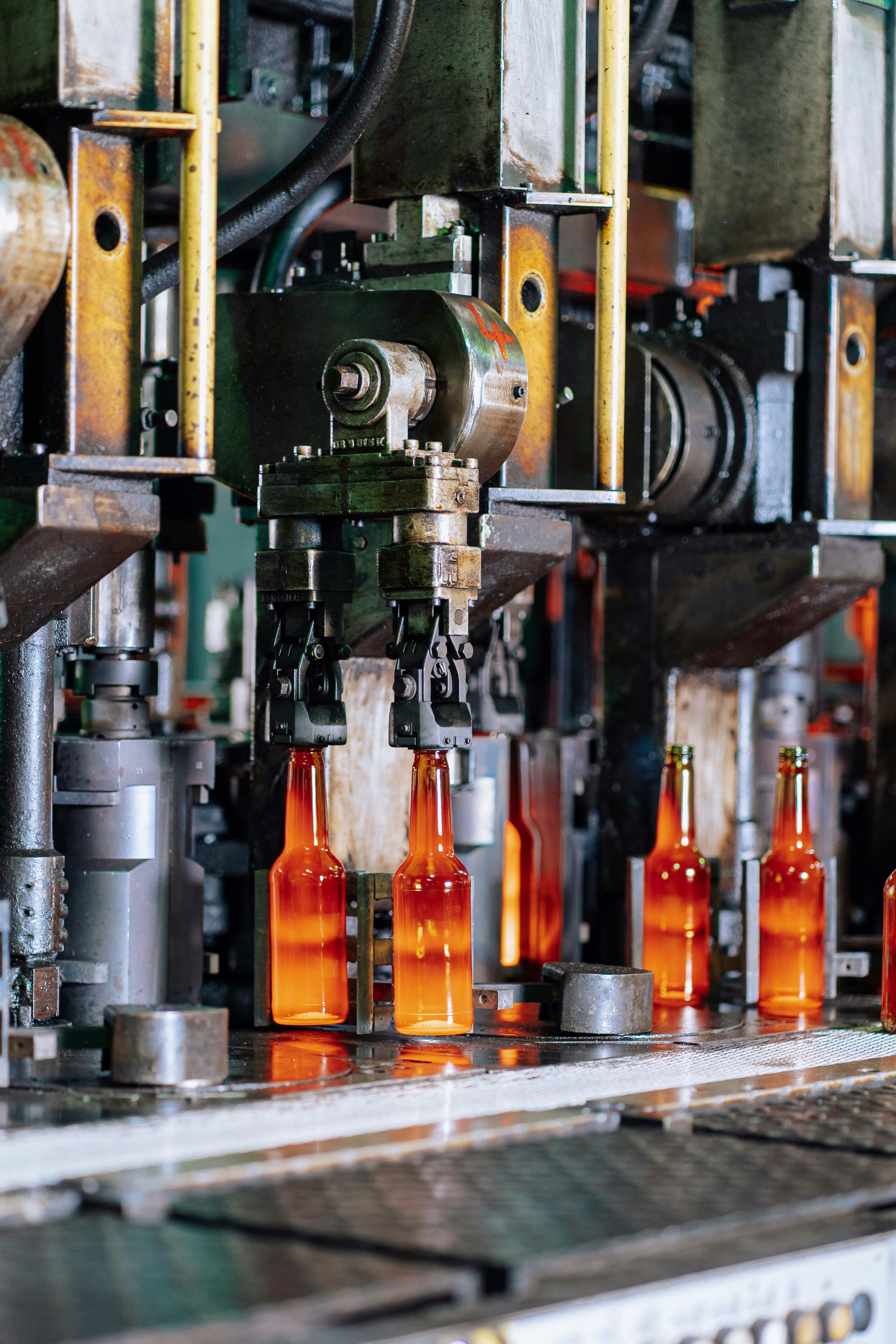 An industrial production line